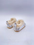 Shoo pom fur silver/off white